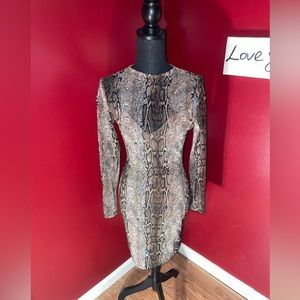 Windsor Snake Skin Dress 🧡